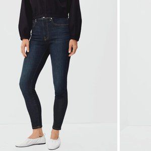 Everlane authentic stretch in indigo blue